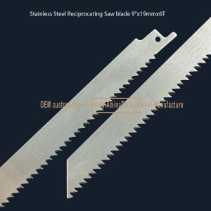 Buy cheap Stainless Steel Reciprocating Saw blade 9"x19mmx6T,Cutting Wood,Frozen Meat,Bones from wholesalers