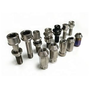 Buy cheap Rainbow Gr5 Titanium Wheel Bolts Fasteners Light Weight Titanium Auto Parts from wholesalers