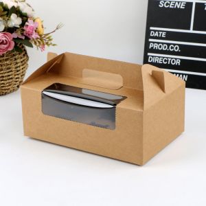 Buy cheap Recyclable Bread Cake Bulk Bakery Boxes Packaging Pink White Brown from wholesalers