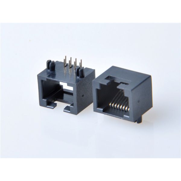 Buy cheap HULYN,RJ45 Modular Jack Connector, Unshielded RJ45 Modular Jack Connector, Through Hole Type, Side Entry from wholesalers