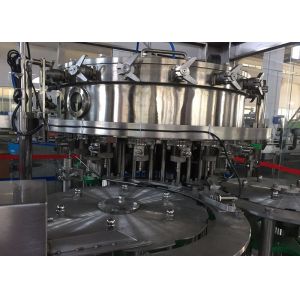 Buy cheap Cold Drink Small Scale Bottle Filling Machine Plastic Screw Cap ±5mm Filling Precision from wholesalers