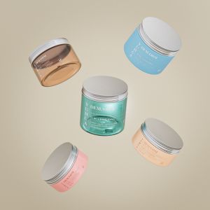 Buy cheap Skincare Plastic Packaging Jars With Screw Cap Smooth Surface from wholesalers