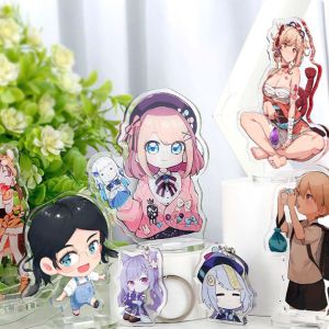 Durable Custom Acrylic Keychains Cartoon Character Printed Clearly With Metal
