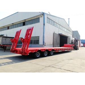 Buy cheap Mechanical Tri Axle 40Ton 40Ft Container Semi Trailer from wholesalers