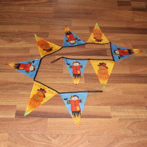 Buy cheap Fall Harvest Triangle Flag Bunting Scarecrow from wholesalers