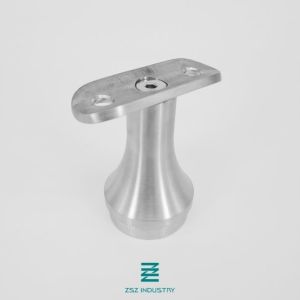 Buy cheap Fixed Saddle Handrail Support Brackets / Handrail Mounting Brackets Satin Brushed Polish from wholesalers
