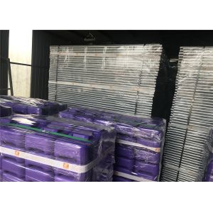 2100mm x 2400mm temporary fencing panels od25mm x 1.8mm 2.0mm wall thick mesh