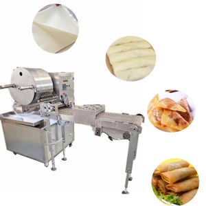 China Pancake Wrapper Egg Roll Lumpia Samosa Sheet Making Machine on sale