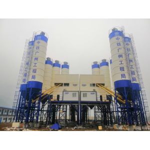 Hzs60 Modular Concrete Mixing Plant With Easy Setup For Docks Productivity ≤60m3