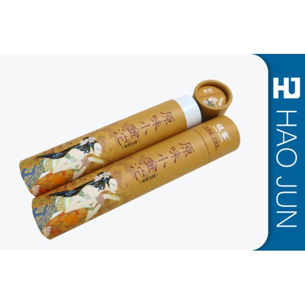 Buy cheap Professional Printed Round Cardboard Wine Tubes With Lids , Eco Friendly from wholesalers