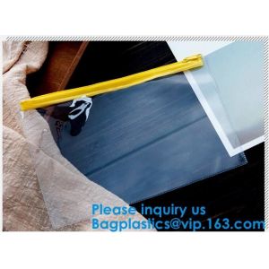 Buy cheap Custom Logo PVC Vinyl Clear Zipper Slider Pouch Transparent Soft Bikini Cosmetic EVA Material k Bag from wholesalers