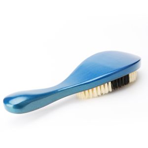 Multiple Color PU Pure Boar Hair Bristle 360 Curved Brush Custom Logo