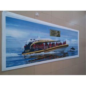 Buy cheap outdoor mesh fence banners with hem edge and grommets from wholesalers