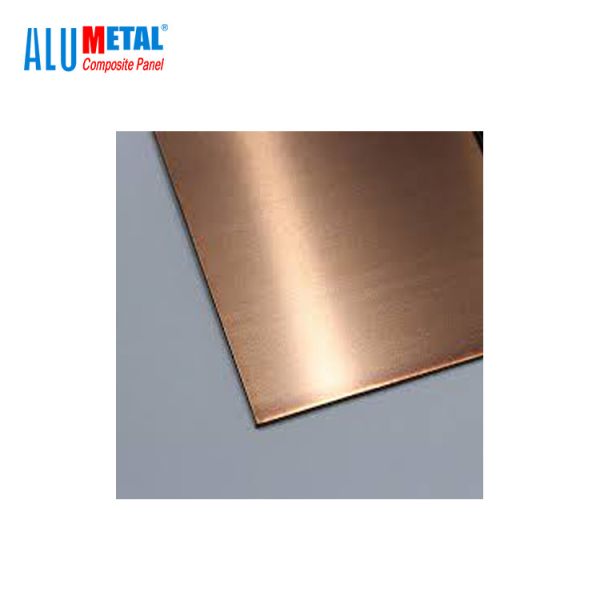 Quality 3mm Copper Sandwich Metal Composite Panel Aluminum Cladding Anodized Finish for sale