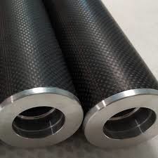 Buy cheap Lightweight Printing Equipment Carbon Fiber Anilox Roller Cell Volume Anilox Flexo from wholesalers