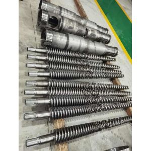 Buy cheap High Precision Conical Twin Screw and Barrel with 5kw Heating Power and Water Cooling for Efficient Extrusion from wholesalers