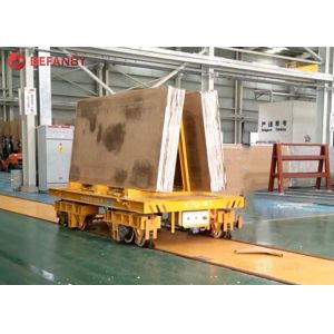 Remote Q235 20m/Min 15 Ton Marble Rail Transfer Cart