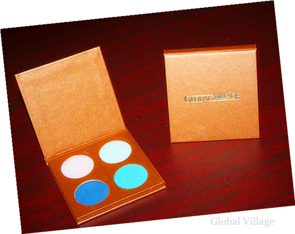 Quality 4 Position Makeup Highlight Contour Palette Foil Stamping Pearl Paper for sale