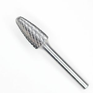 China SF-6 Carbide Burr Bits Tree Radius End 5/8 * 1 On 1/4 Shank Tungsten Carbide Burr on sale