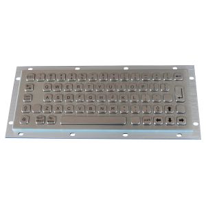 Buy cheap Professional IP65 Vandal Resistant Stainless Steel Metallic Keyboard Waterproof from wholesalers
