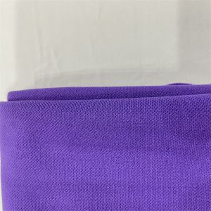 High quality waterproof 100% polyester elastic single-side knitted fabric