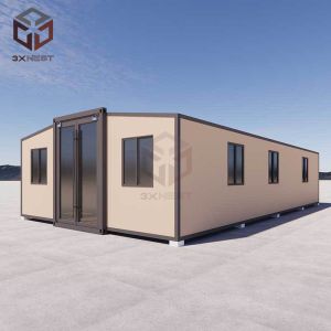 Buy cheap Fireproof 40ft Expandable Container Home Modular House With Terrace from wholesalers