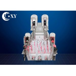 Non - Invasive 4 Handle Cryolipolysis Slimming Machine With RF Cavitation