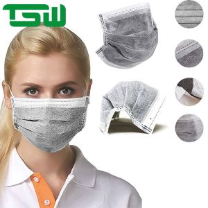 Buy cheap 4 Ply EN14683 Active Carbon Face Mask With Earloop from wholesalers