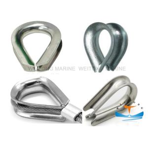 Buy cheap Hoisting Rigging Marine Wire Rope Thimble Bright And Smooth With Hot Dip Galvanized from wholesalers