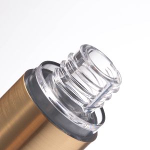 Spray Coating Gold Airless Lotion Pump Bottles 10ml 25ml 30ml