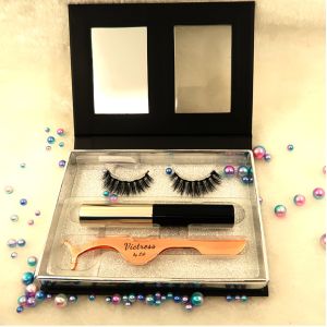 Buy cheap ODM Black Natural False Eyelashes Magnetic Lashes With Eyeliner from wholesalers
