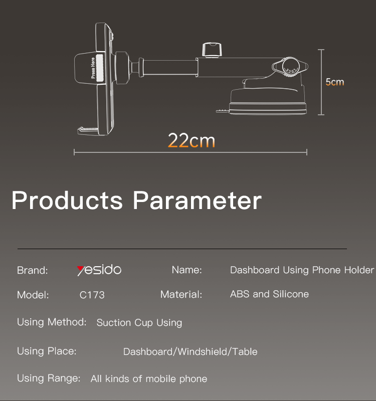 Buy cheap 360-Degree Rotation Dashboard Phone Holder with Flat Carbon Fiber Texture for 4-7 Inch Mobile Phones from wholesalers