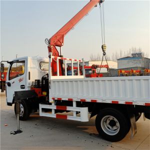 Buy cheap 3.2 Ton Dongfeng Truck 4x2 Right Hand Driving Mounted Crane for Municipal Construction and Poor Road Conditions from wholesalers