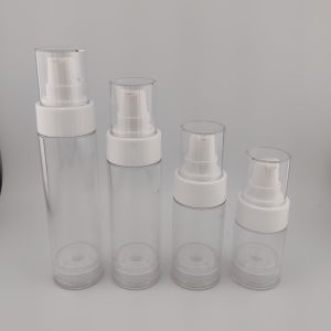 China Airless Pump Bottle With Glossy Surface And ISO Certification Standard Cap on sale