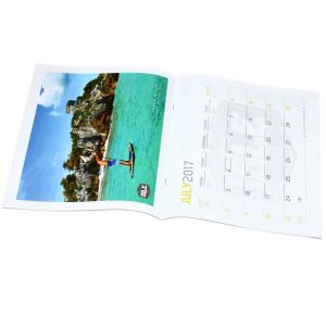 Buy cheap Saddle Stitching Annual Wall Calendar , Cardboard Big Paper Wall Calendar from wholesalers