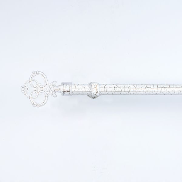 Buy cheap Three Circles Advanced Curtain Rod Finials Customized Curtain Rod Set Single Bracket from wholesalers