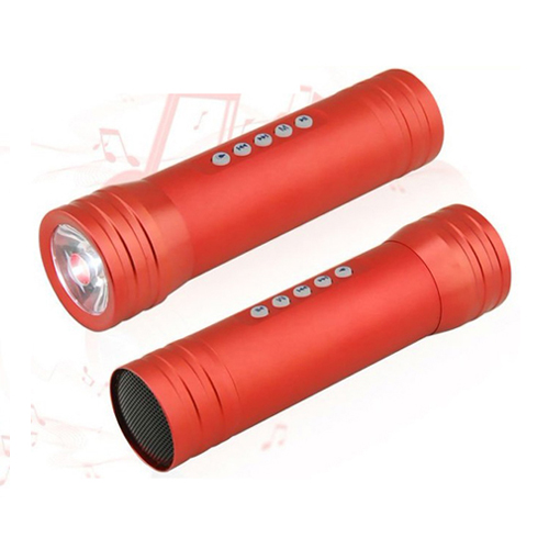 Quality portable FM Function Powerful mini speakers With LED flashlight (BT-S030) for sale