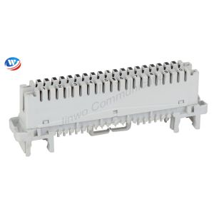 Buy cheap PBT Telephone Connection Module 10 Pair Grey Sliver Plated from wholesalers