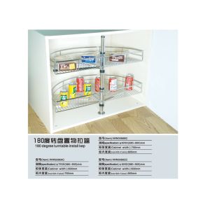 Chrome Plated Modern Kitchen Appliances Rack Holder Muti - Functional