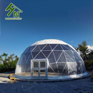 Buy cheap Flexible 8m Geodesic Dome Tent Fire Resistance DIN4102 from wholesalers