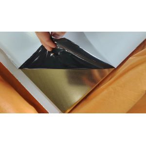 China Mirror Stamped Stainless Steel Sheet PVD Color Coating Decoration Embossed Plate on sale