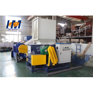 Dual Shaft Shear Plastic Waste Shredding Machine Microcomputer Automatic Control