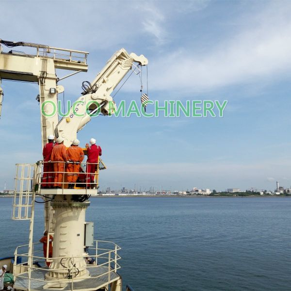 Quality Compact 2.5T 22M Hydraulic Folding Telescopic Boom Crane for sale