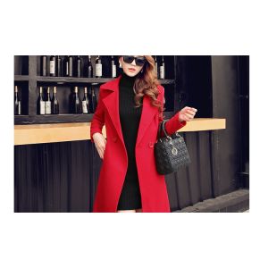 Buy cheap Thickening of ladies wool and cotton turn-down collar coat fashion and casual from wholesalers