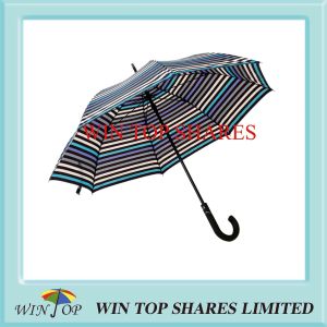 Buy cheap Elegant Stripe Style Auto Open Patent Umbrella from wholesalers
