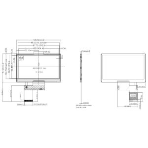 262K/65K Color TFT LCD Capacitive Touchscreen With CTP Touch Panel Type