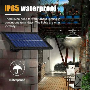 Intelligent LED Solar Lamp White Warm White Ip67 Infrared Remote Control Switch