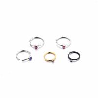 Buy cheap New Style Body Piercing Jewelry Synthetic Opal Nose Hoop Rings Set product
