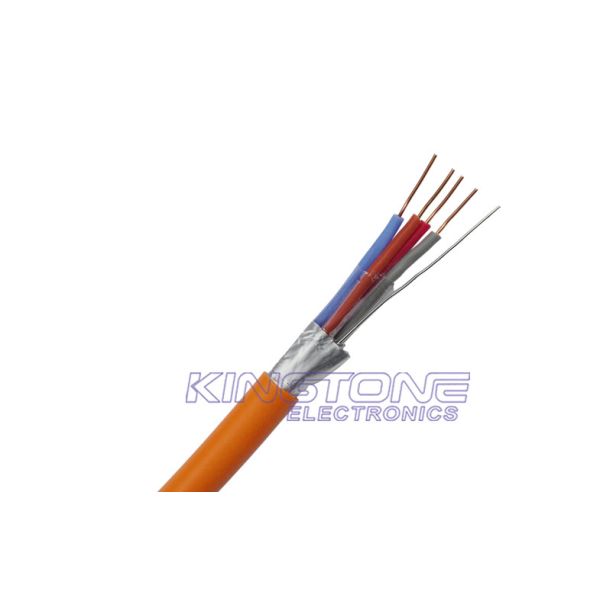 Quality FRHF 4 Cores Fire Resistant Cable Solid Bare Copper with Silicone Insulation for sale