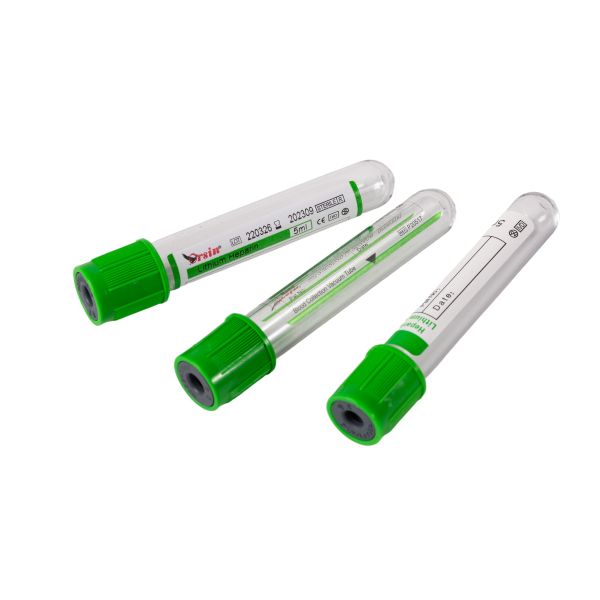 Quality Lithium Heparin Plasma Collection Tube (5ml/6ml, Glass or PET) / Lithium Heparin Separator Tube for sale